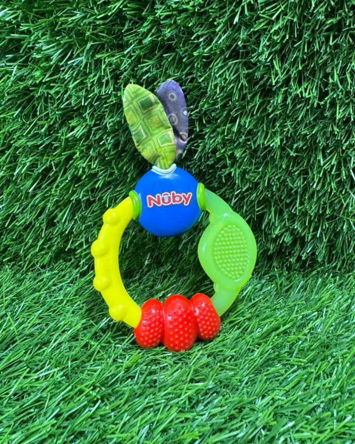 Nuby Wacky Teething Ring Multicolor 3M+