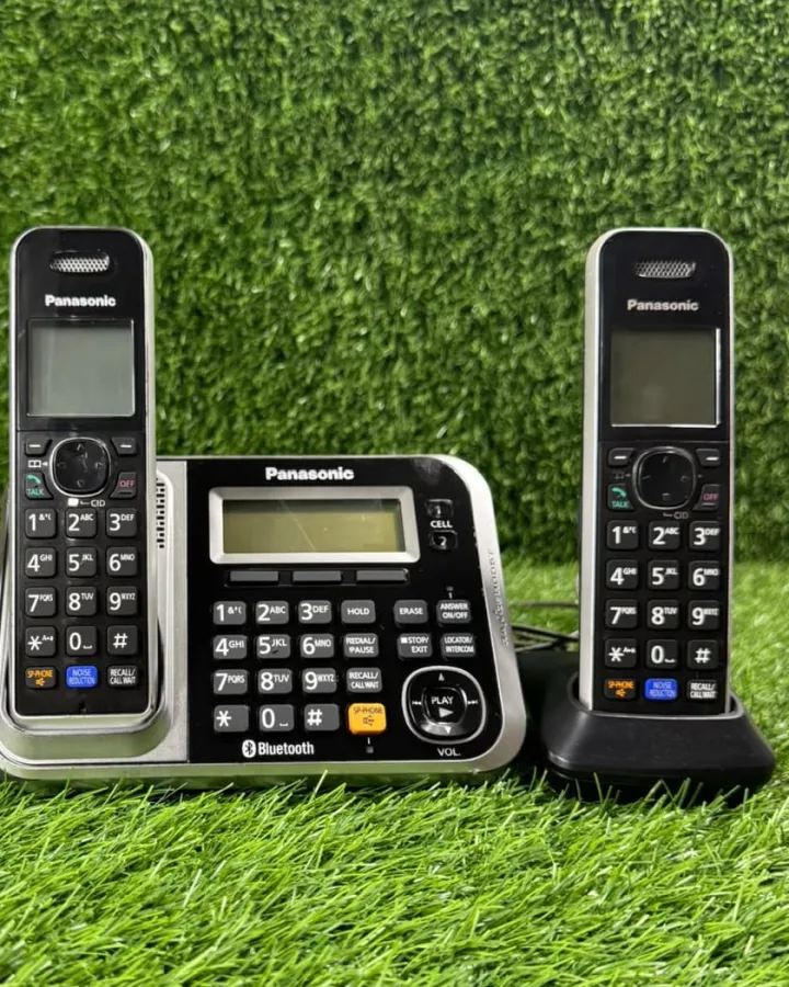 Panasonic KX-TG7892AZS Twin Digital Cordless Phones With Link-To-Cell & Answering Machine