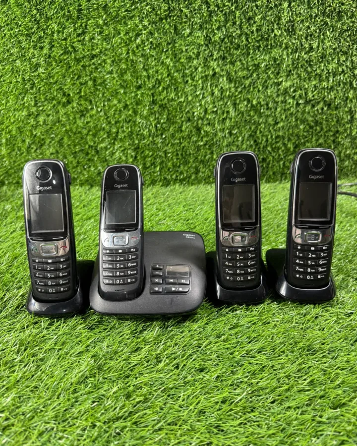 Gigaset C620A Quattro Digital Cordless Phone 4 Handset Set With Answering Machine
