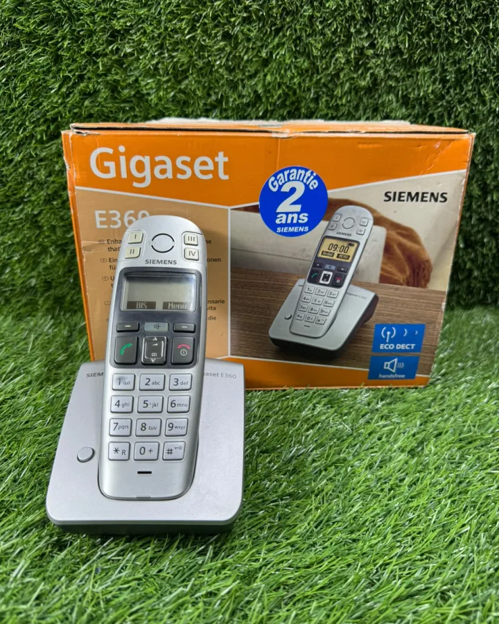 Siemens Gigaset E360 Big Button Cordless Phone – Boxed