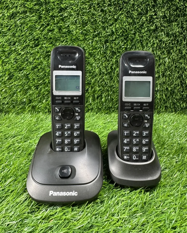Panasonic KX-TG2512 Duo Cordless Phones – Black