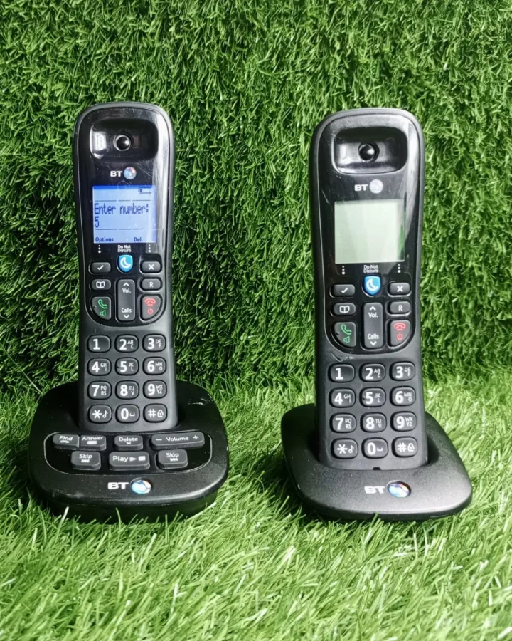 BT 2600 Duo Cordless Phones With Answering Machine – Black