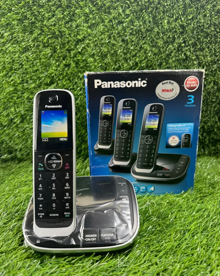 Panasonic KX-TGJ323 Trio Cordless Phone Set With Answering Machine & Intercom – Brand New (Boxed)